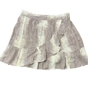 Sim & Sam Faux Wrap Ruffled Skirt - Large